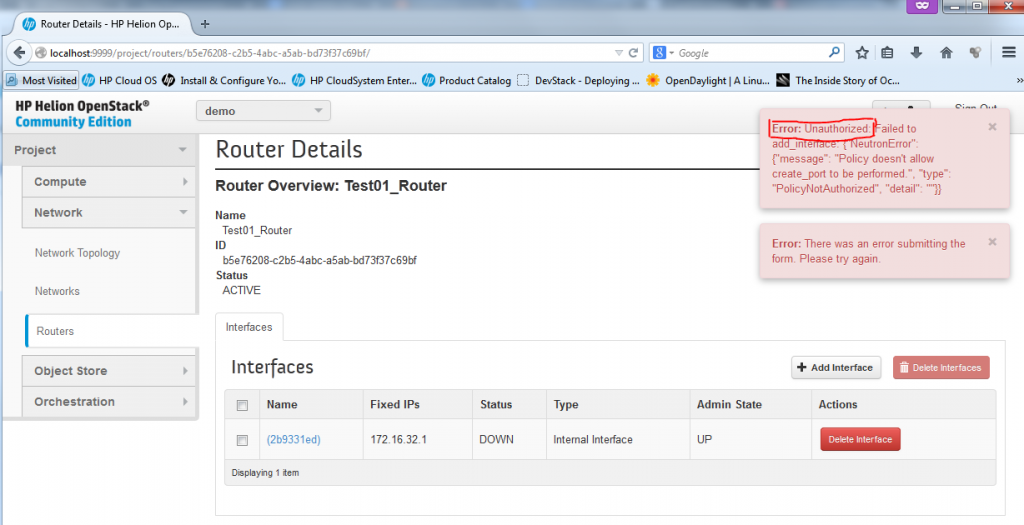 Creating new Router, part 3 - Error when trying to add router interface to admin subnet