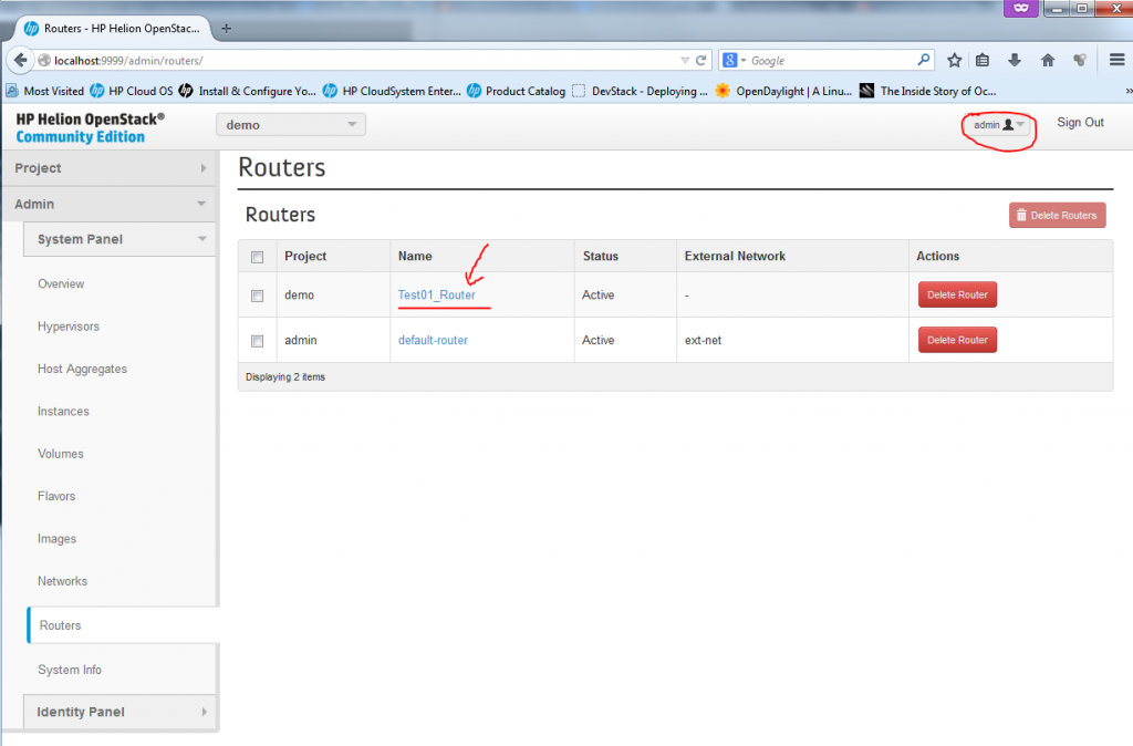 Creating new Router, part 3 - Admin configuration of router