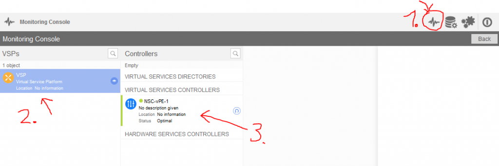 Checking VSC registration to VSD via the VSD view